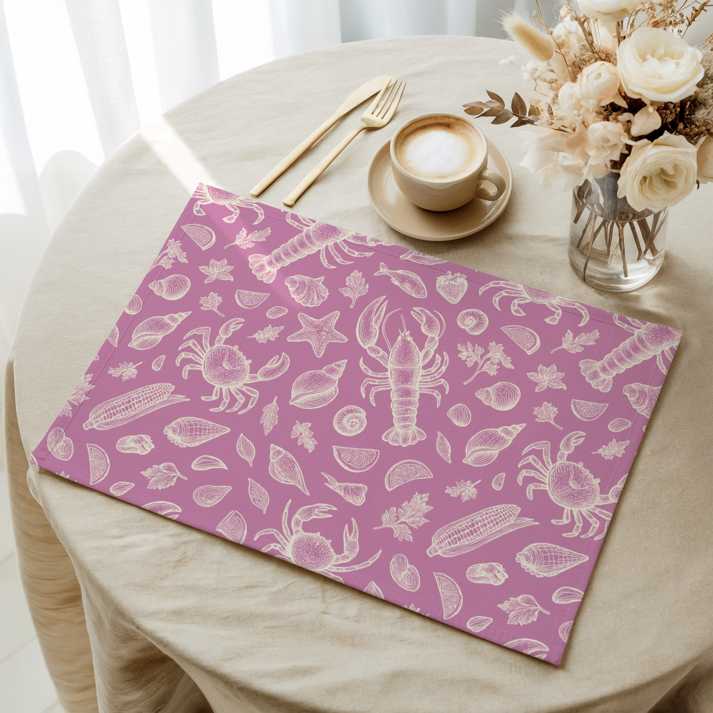 Shell Rose
Clam Shack Cotton Twill Placemat