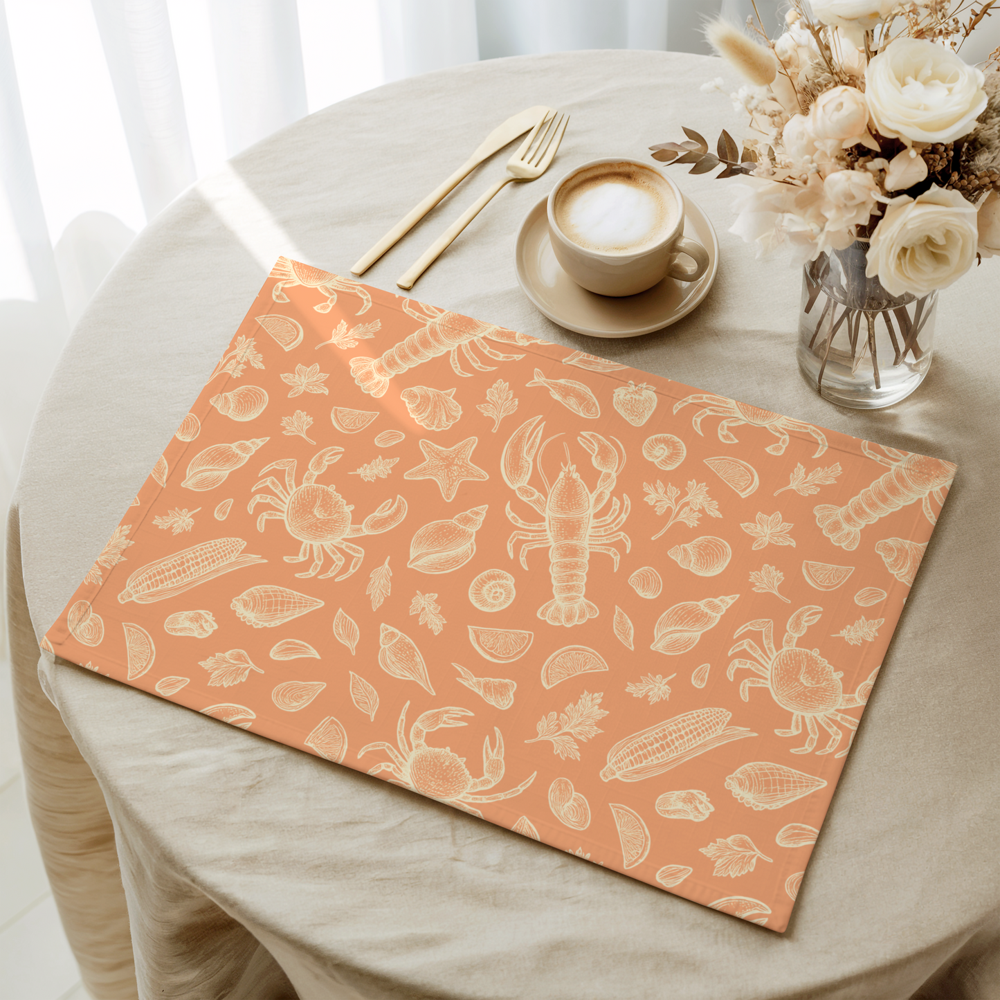 Apricot
Clam Shack Cotton Twill Placemat