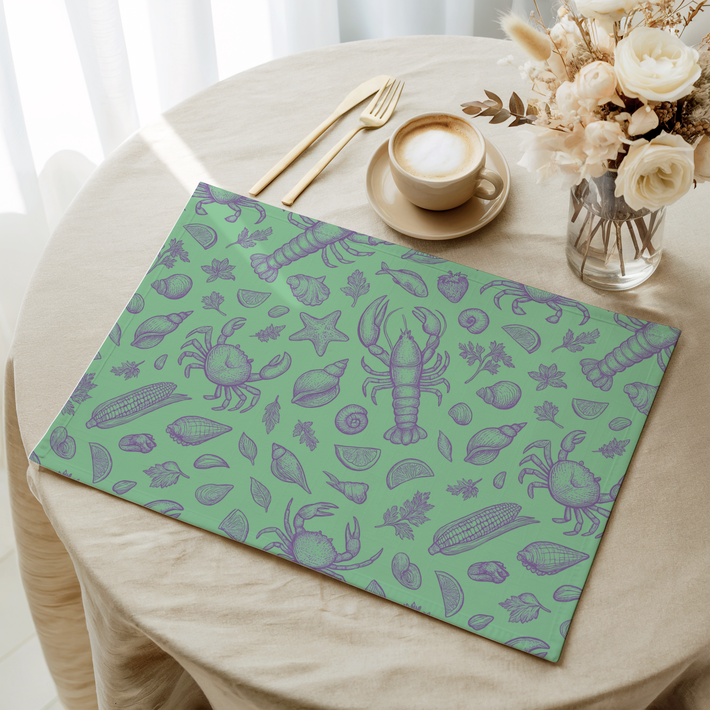 Seaweed
Clam Shack Cotton Twill Placemat