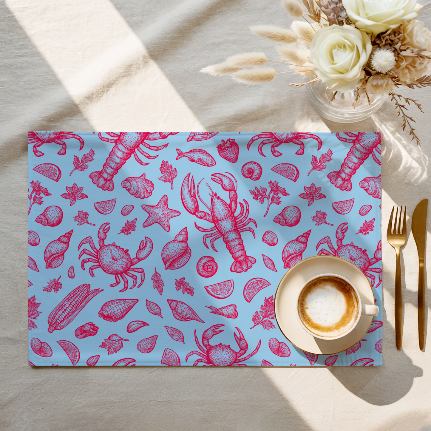 Raspberry
Clam Shack Cotton Twill Placemat