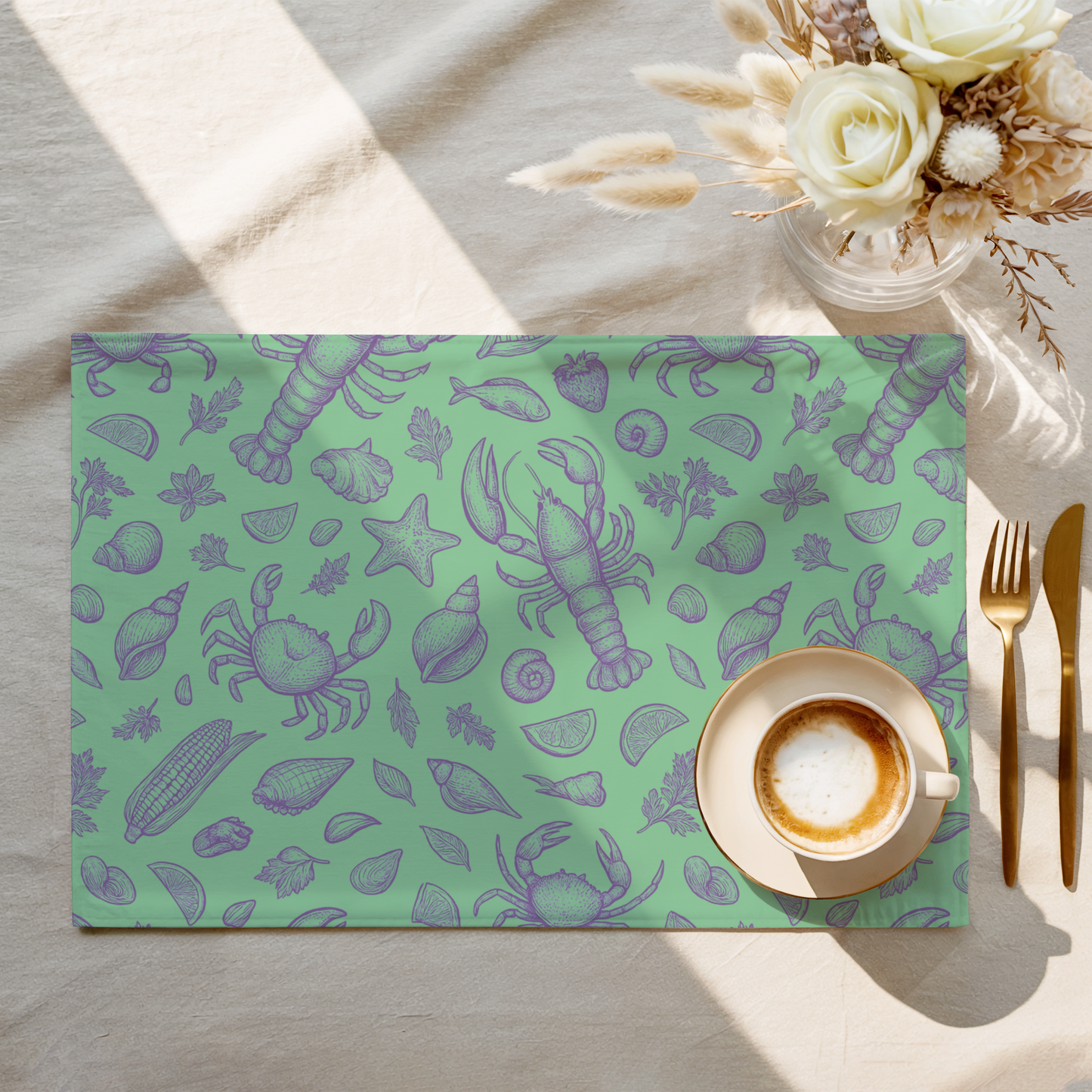 Seaweed
Clam Shack Cotton Twill Placemat