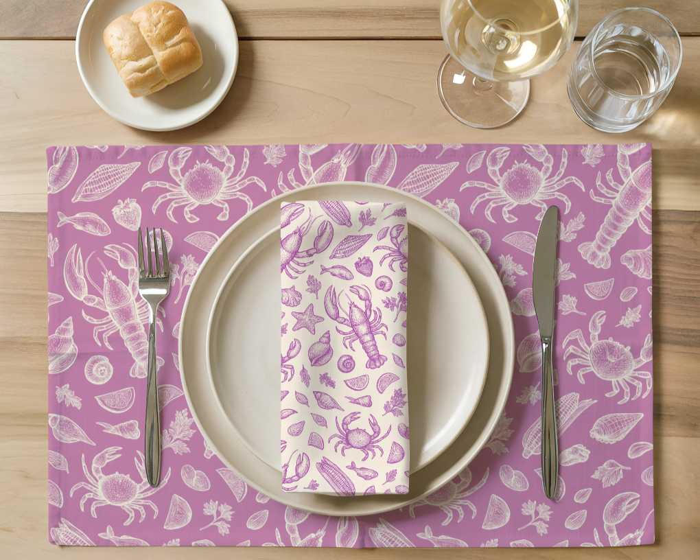Shell Rose
Clam Shack Cotton Twill Placemat