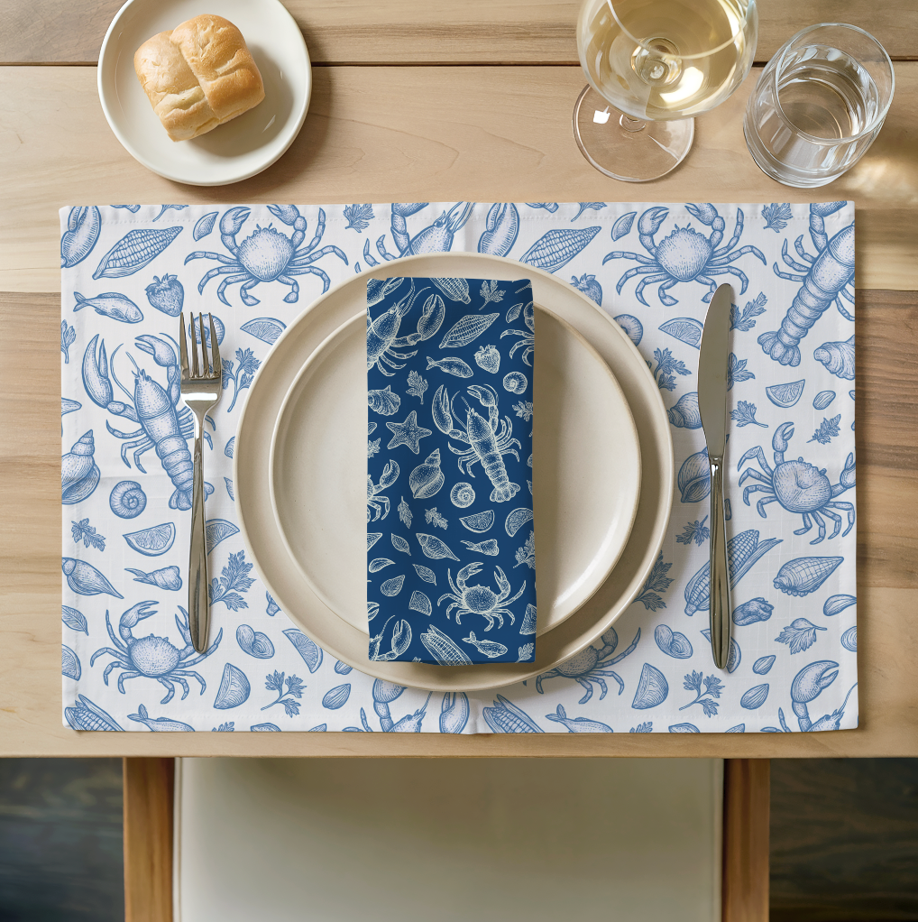 Denim
Clam Shack Cotton Twill Placemat