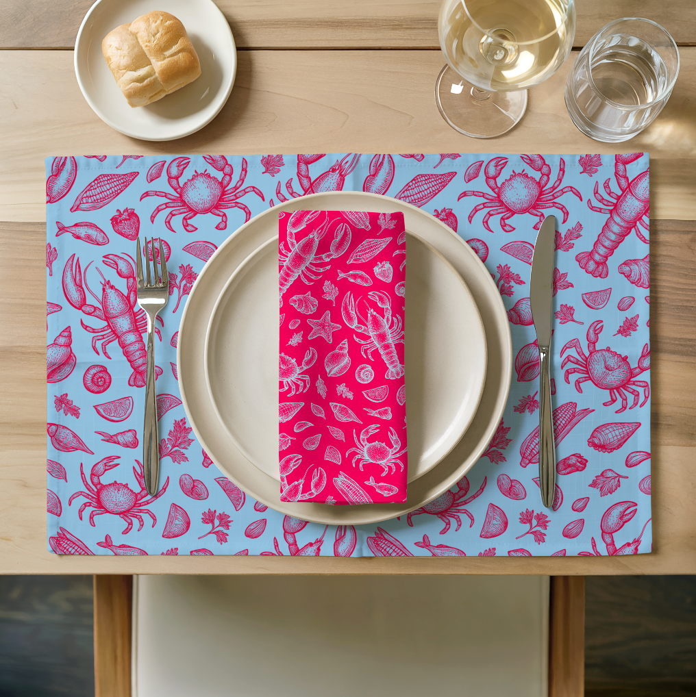 Raspberry
Clam Shack Cotton Twill Placemat