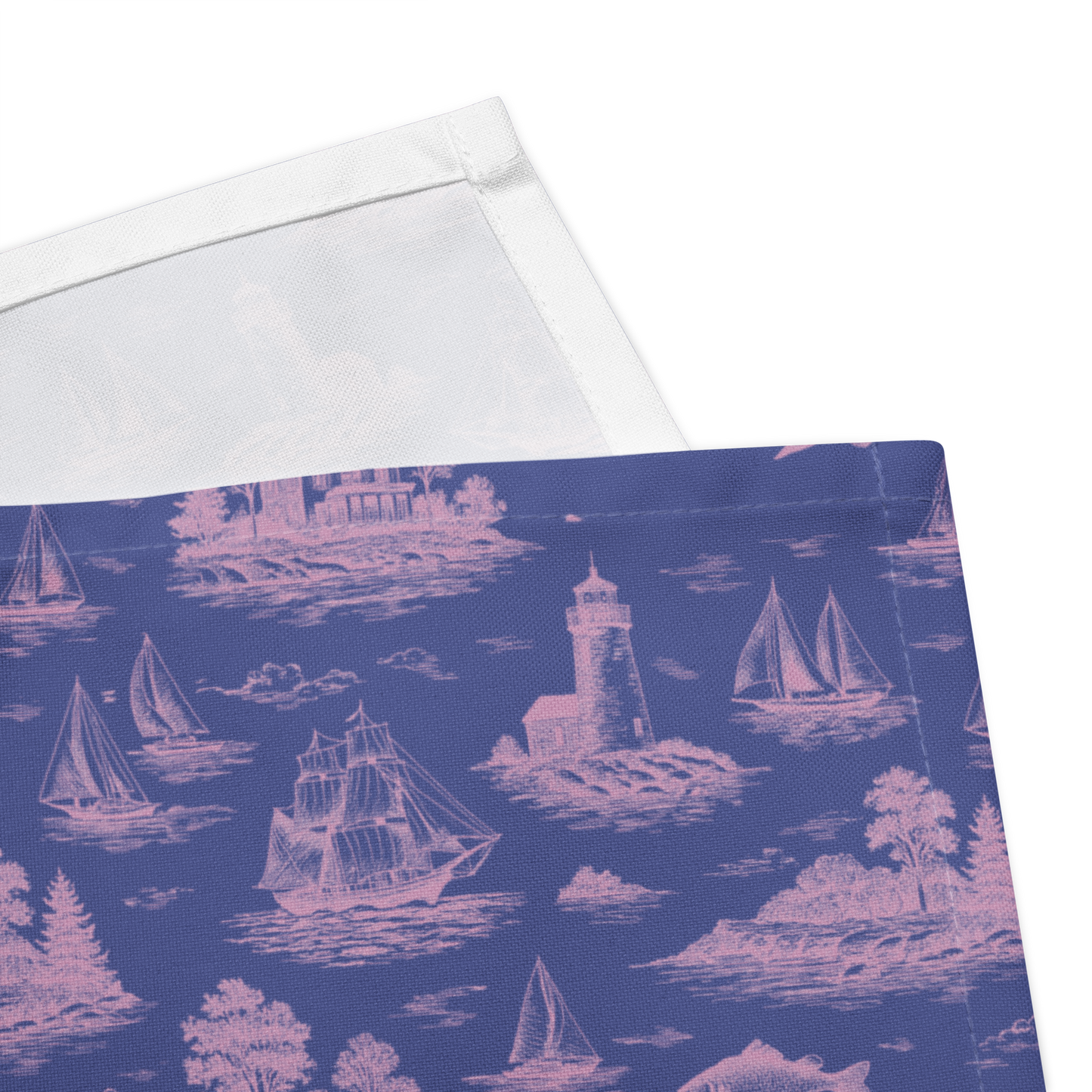 Orchid Coastal Toile Cotton Twill Napkins (Set of 2)