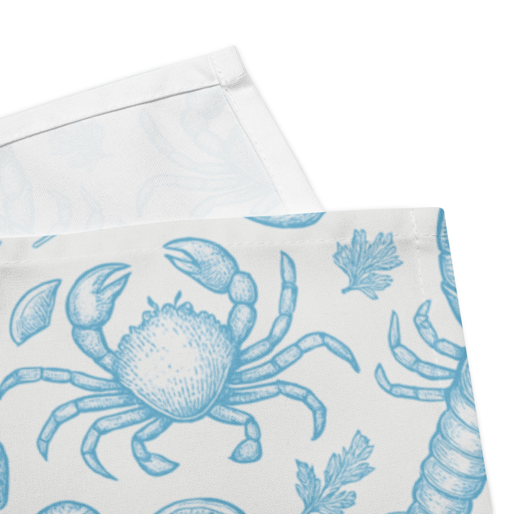 Sky Blue Clam Shack Cotton Twill Napkin