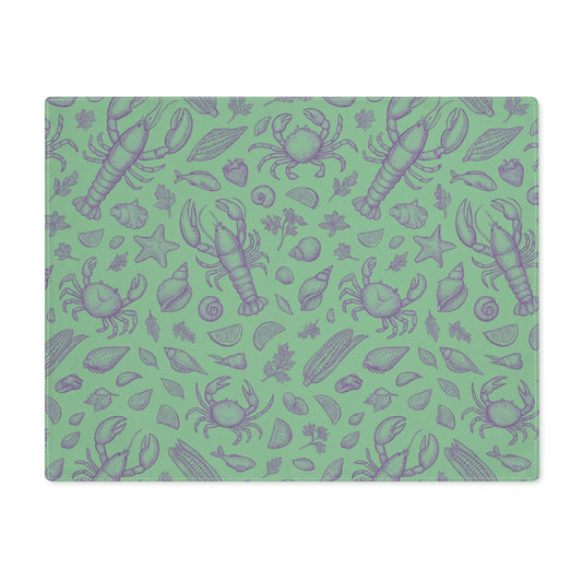 Seaweed Clam Shack Cotton Twill Placemat