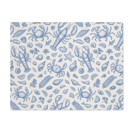Denim Clam Shack Cotton Twill Placemat