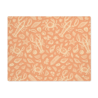 Apricot Clam Shack Cotton Twill Placemat