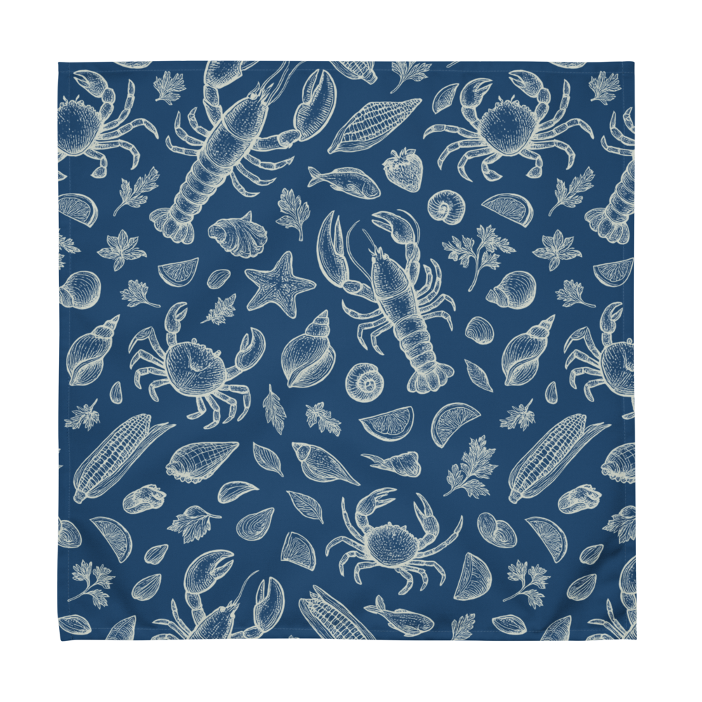 Denim Clam Shack Cotton Twill Napkin