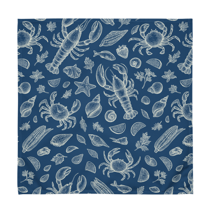 Denim Clam Shack Cotton Twill Napkin