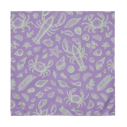 Seaweed Clam Shack Cotton Twill Napkin