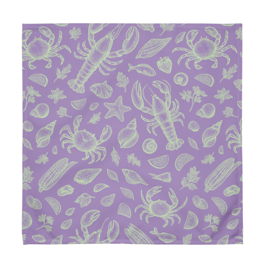 Seaweed Clam Shack Cotton Twill Napkin