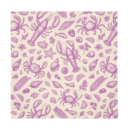 Shell Rose Clam Shack Cotton Twill Napkins (Set of 2)